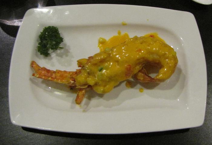 photo of lobster tail entre