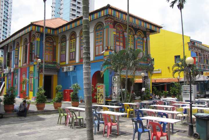 photo of a Colorful Building in Little India